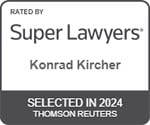 Rated By Super Lawyers | Konrad Kircher | Selected in 2024 | Thomson Reuters